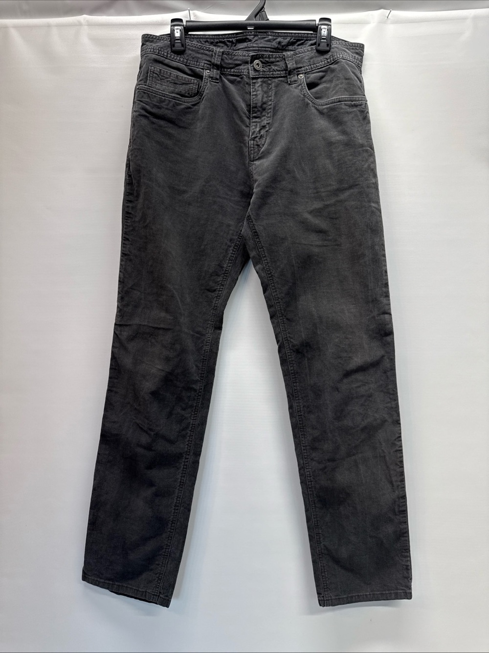 prAna Men's Corduroy Pants Slim Fit Straight Leg Breathe 32/32 Organic Cotton